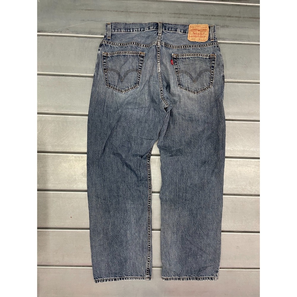 Levis 559 Jeans Mens 34x30 Blue Medium Wash Relaxed Straight Fit 100% Cotton - Picture 11 of 16